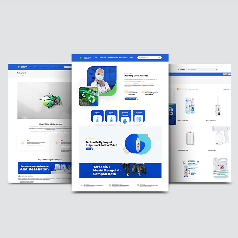 Sinergi Global Alkesindo Website